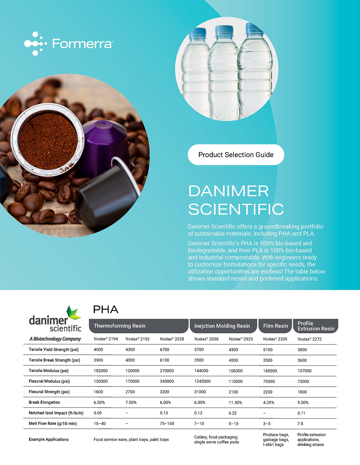 Danimer Product Guide Cover