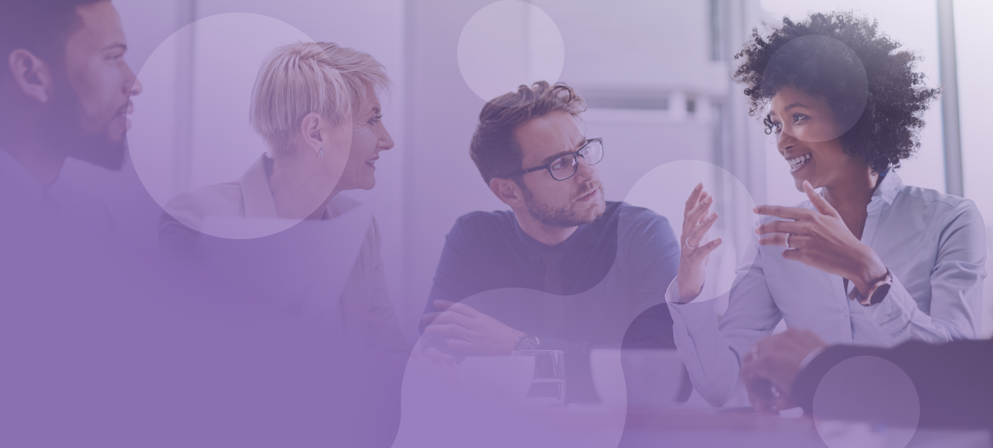 employees in a meeting 